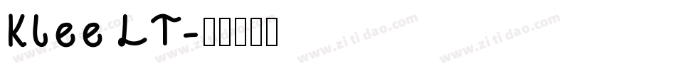 Klee LT字体转换